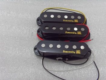Powered by LACE pickup,1 Set of Single Open,Flat top,Alnico-V,Black Pickup Cover,LACE-LSP002ABK