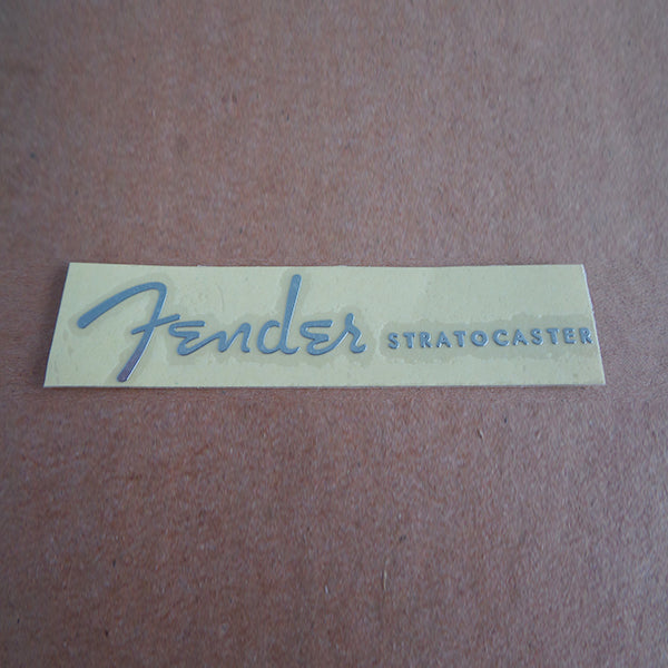 Chrome color SelfSticker Metal logo for Fender Stratocaster Repair