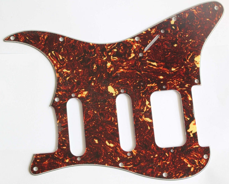 Stratocaster SSH pickguard,Brown Tortoise Shell, fits fender,but no potentiometer mounting holes