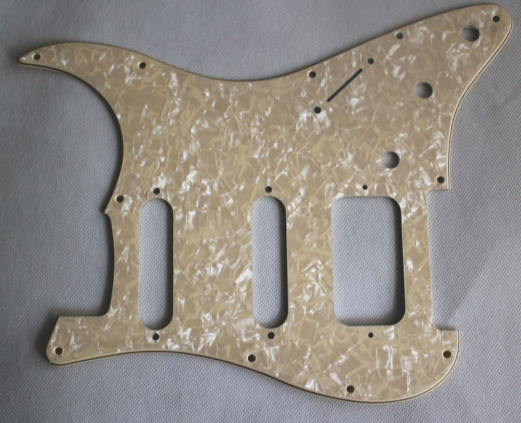 Stratocaster SSH pickguard,Ivory Pearl,Fits Fender