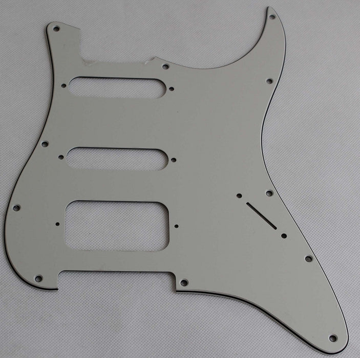 Stratocaster SSH pickguard,Parchment, fits fender,but no potentiometer mounting holes